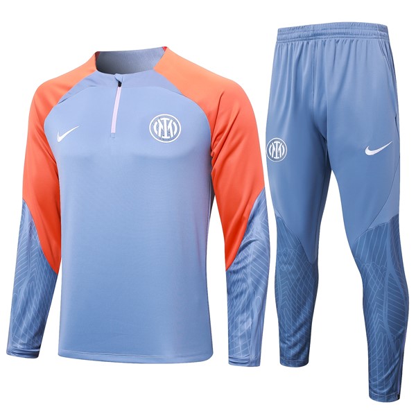 Sudadera De Training Inter Milan 2024-25 Gris Naranja 3